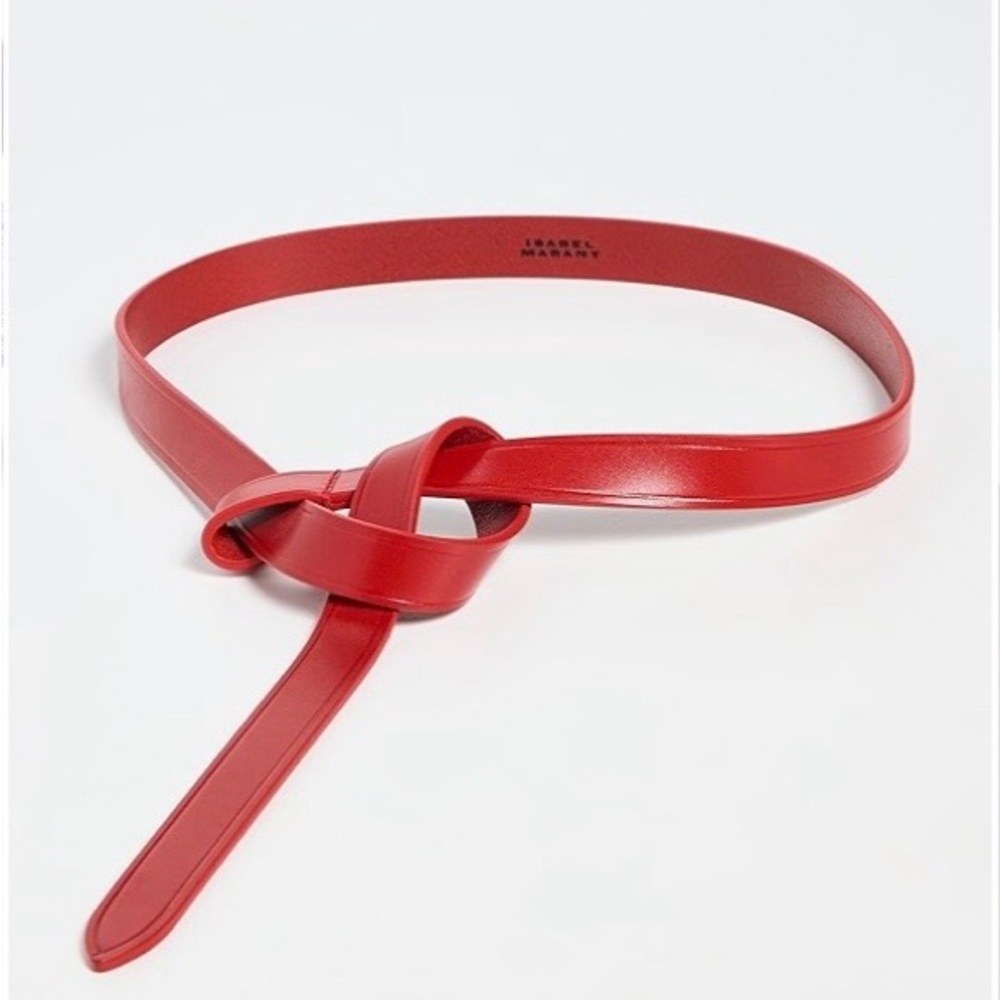 Isabel Marant Leather self – loop fastening “Kirka” Belt